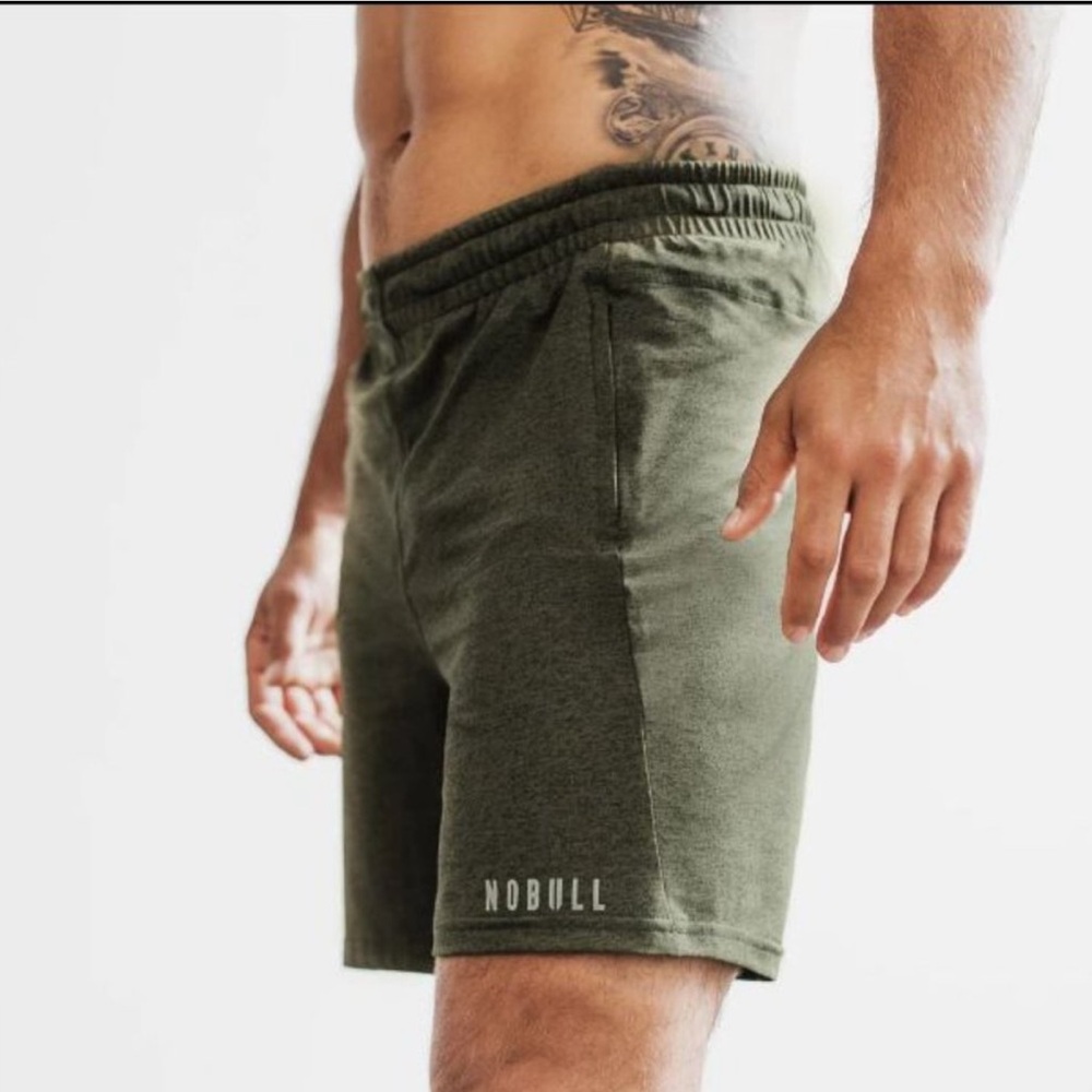 Nobull Men's Small Heather Green Workout Gym
Casual Athleisure Shorts No …